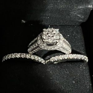 Diamond Wedding Ring Set